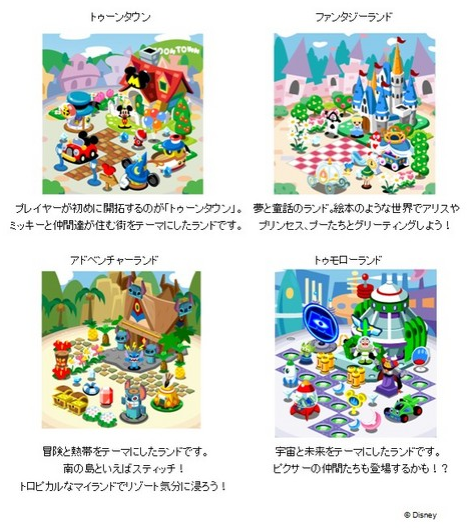 Disney Myland Social Themepark Simulation On Mobage Social Games Kantan Games Inc Ceo Blog From Tokyo Japan