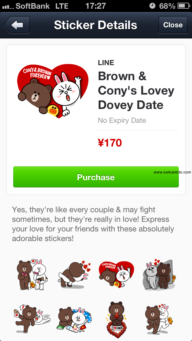 line brown cony